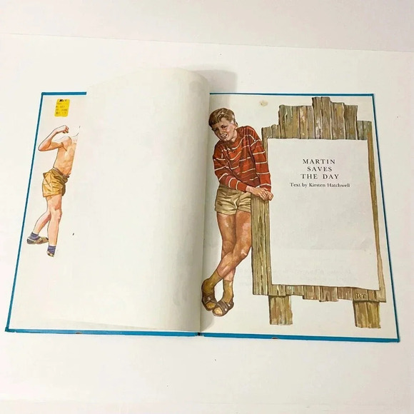 Vintage Martin Saves the Day  Sweden Book by Kirsten Hatchwell Flaws - Picture 12 of 16